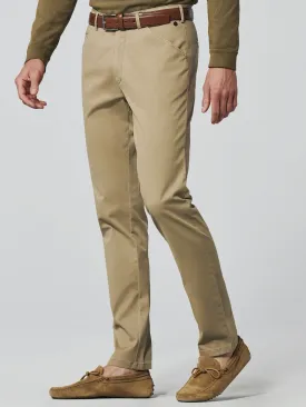 30% OFF - MEYER Chicago Trousers - 5056 Micro Print Cotton Chino - Sand