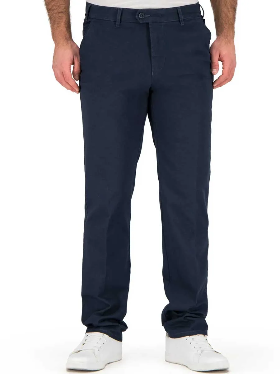 40% OFF BRUHL Parma B Stretch Cotton Chino - Men's - Marine - Size: 38 REG