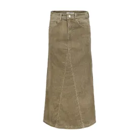 Aline Olive Cord Skirt