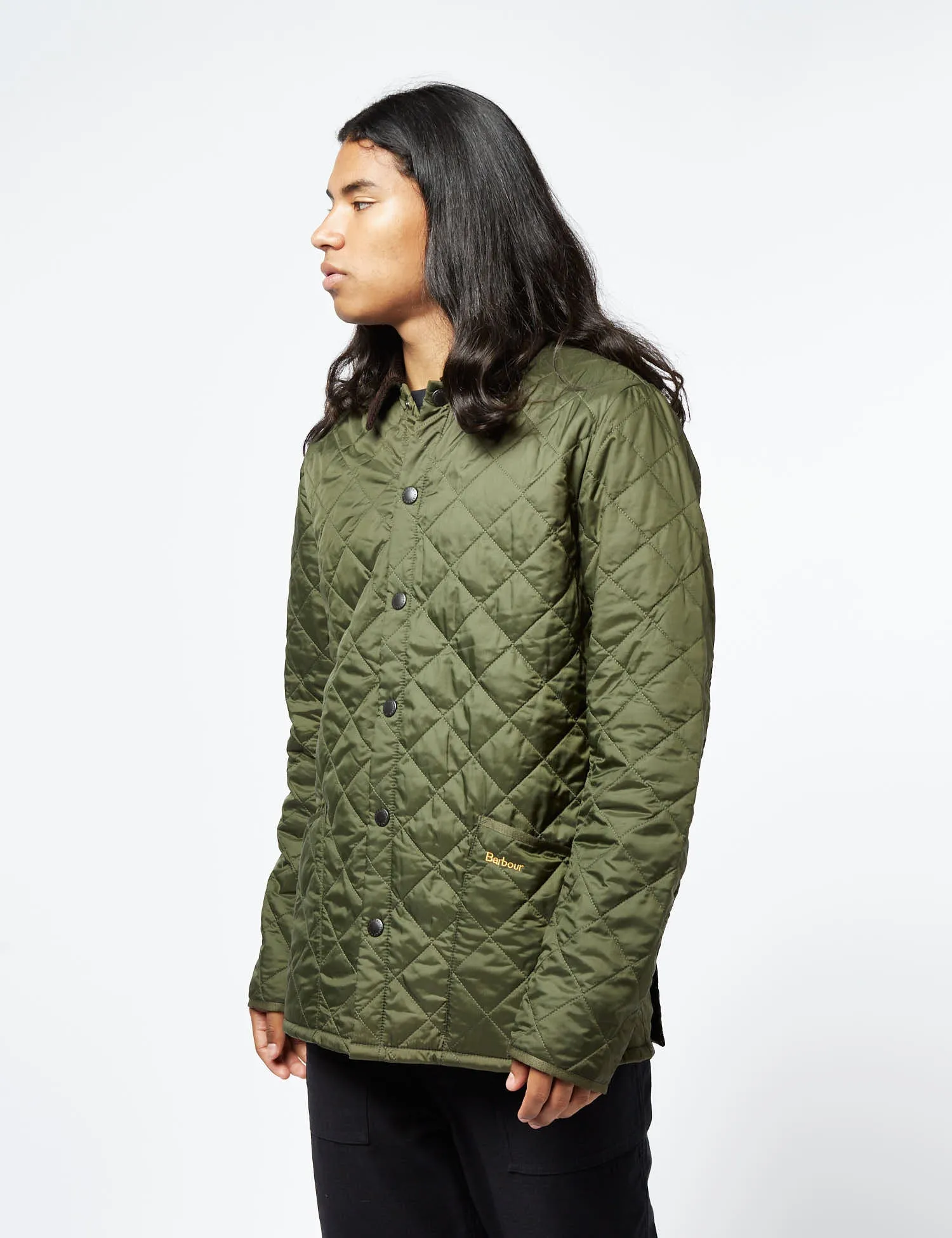 Barbour Heritage Liddesdale Quilted Jacket - Olive Green