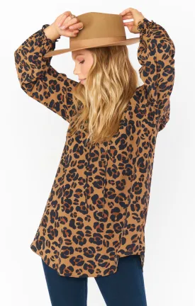 Charlene Tunic | Caramel Cheetah