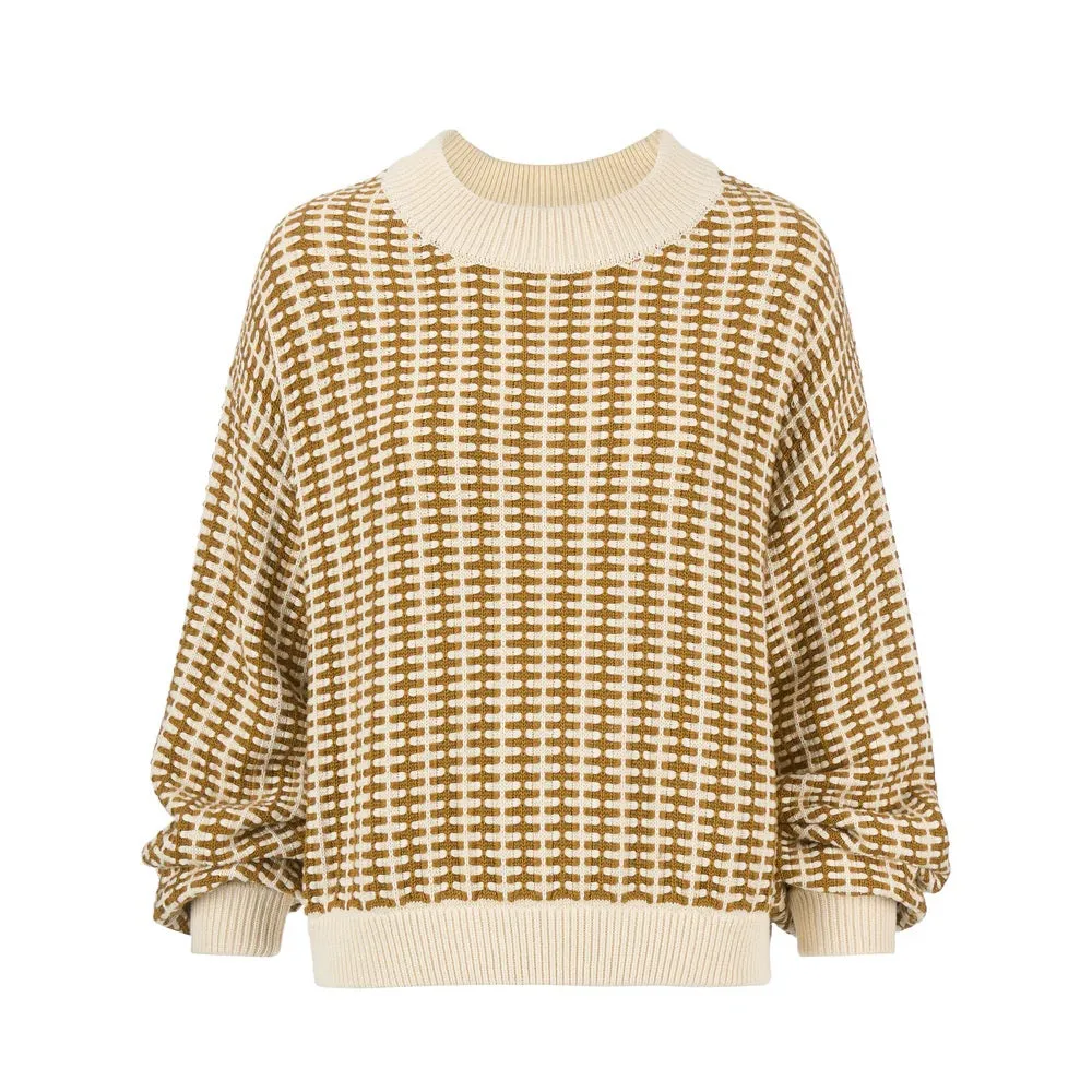 Cosy Knit Sweater - Olive