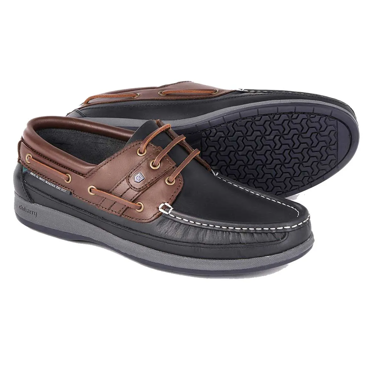 DUBARRY Atlantic Deck Shoe - Men's - Navy/Mahogany