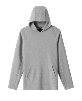 Flatback Waffle Hooded Pullover Heather Grey