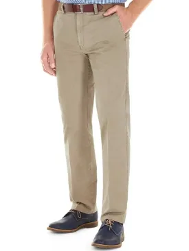 GURTEEN Trousers - Longford Lightweight Stretch Cotton Chinos - Stone