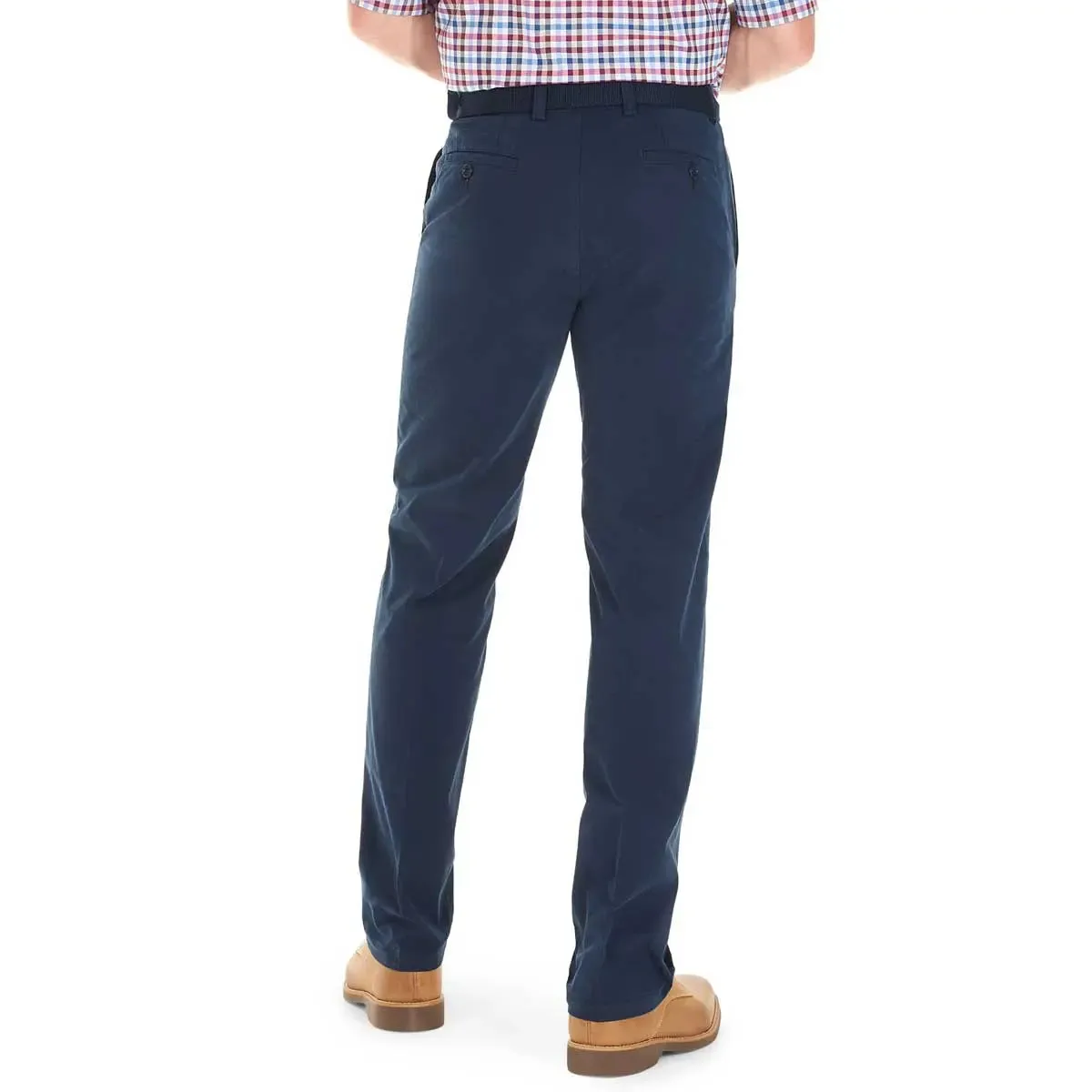 GURTEEN Trousers - Longford Spring Stretch Cotton Chinos - Navy