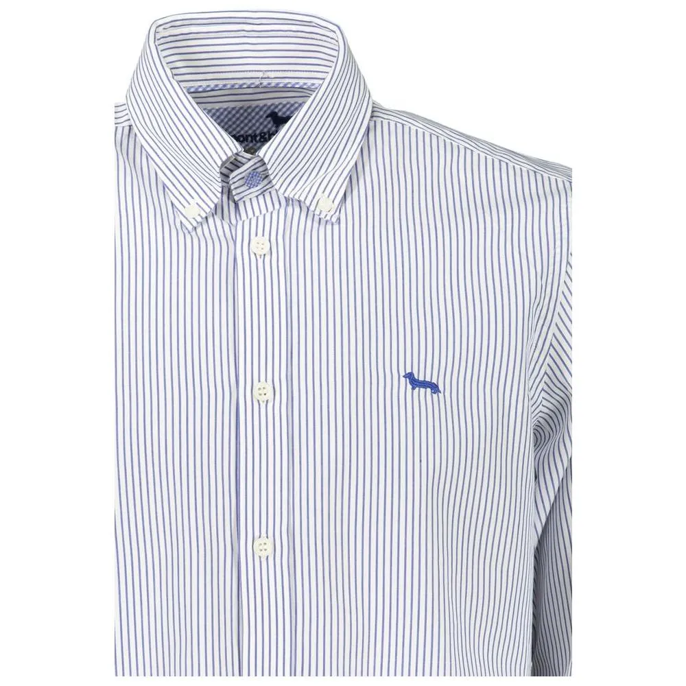 Harmont & Blaine Elegant Striped Button-Down Cotton Shirt