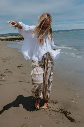 In The Clouds Tunic Top - Off White