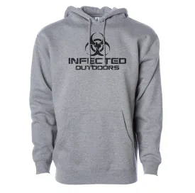 Infected Outdoors Stacked Logo Hoodie