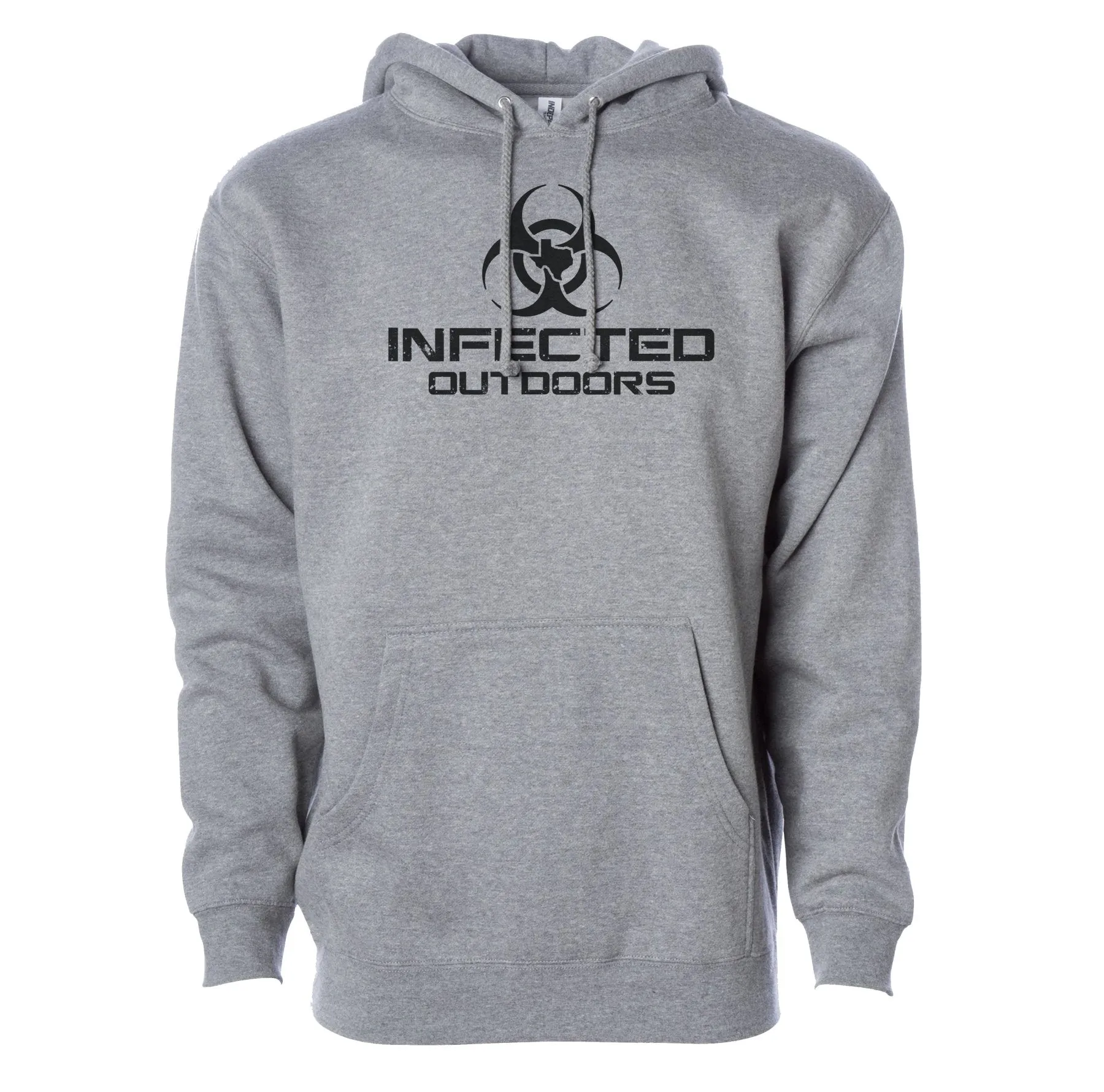 Infected Outdoors Stacked Logo Hoodie