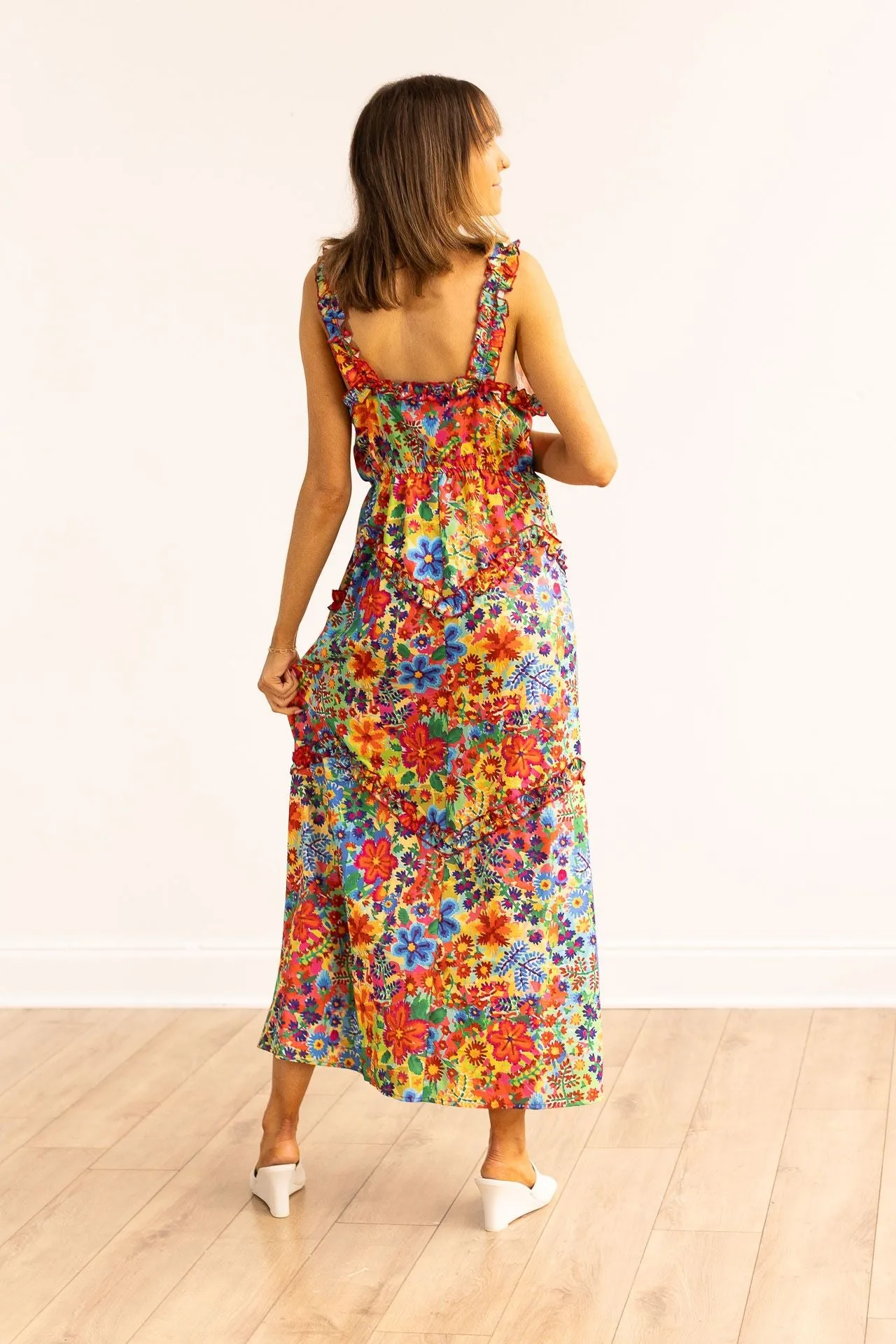 Island Breeze Sleeveless Maxi Dress