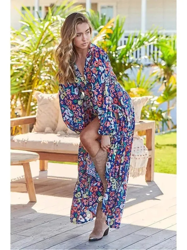 JAASE Carnation Print Teresa Maxi Dress