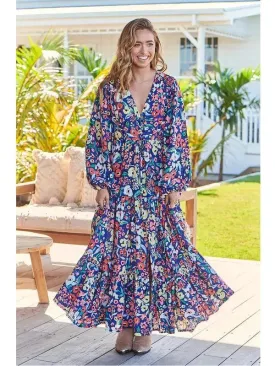 JAASE Carnation Print Teresa Maxi Dress