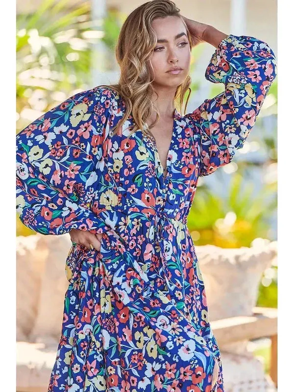 JAASE Carnation Print Teresa Maxi Dress