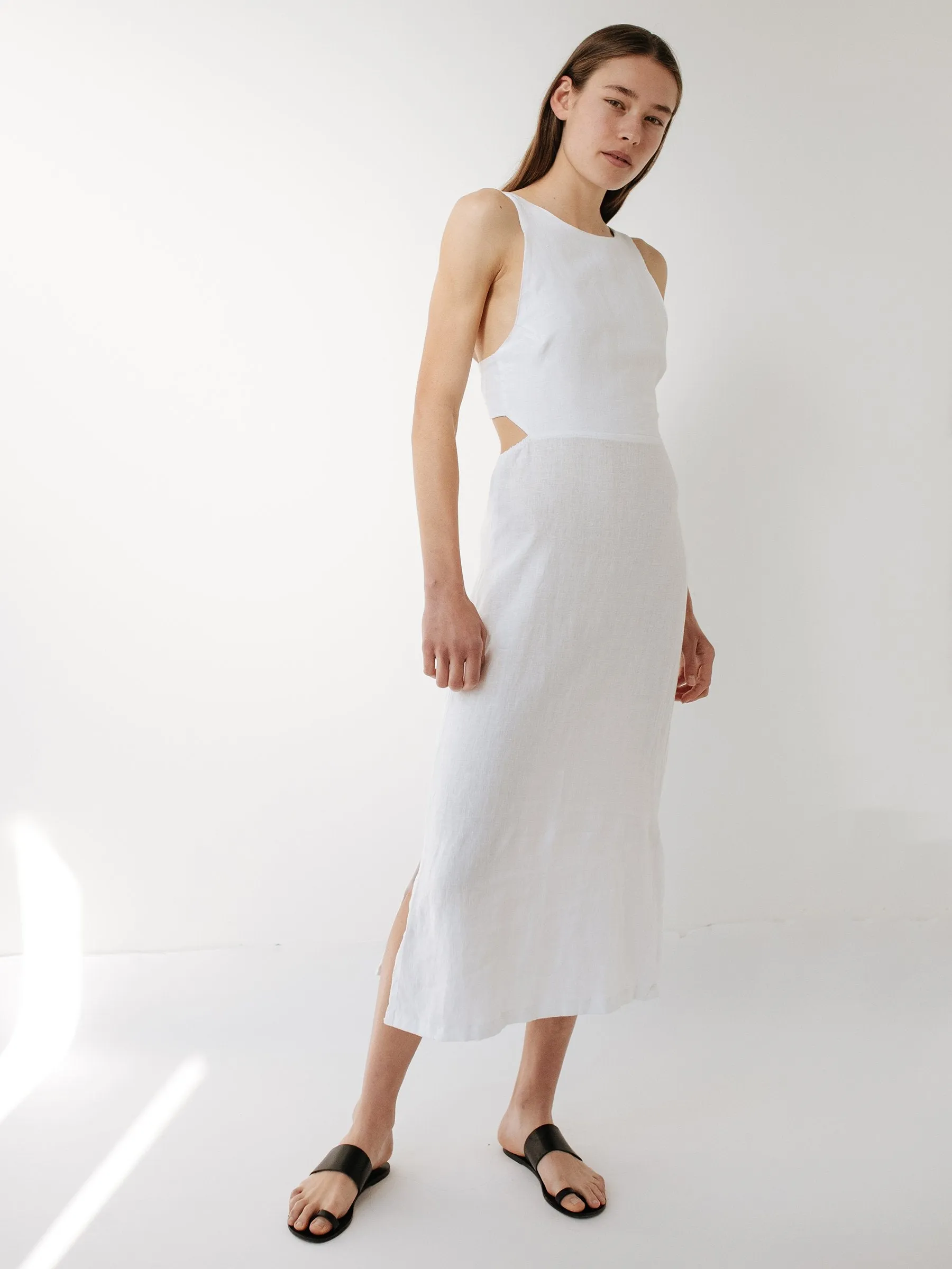 Jac Tied Back Midi Dress