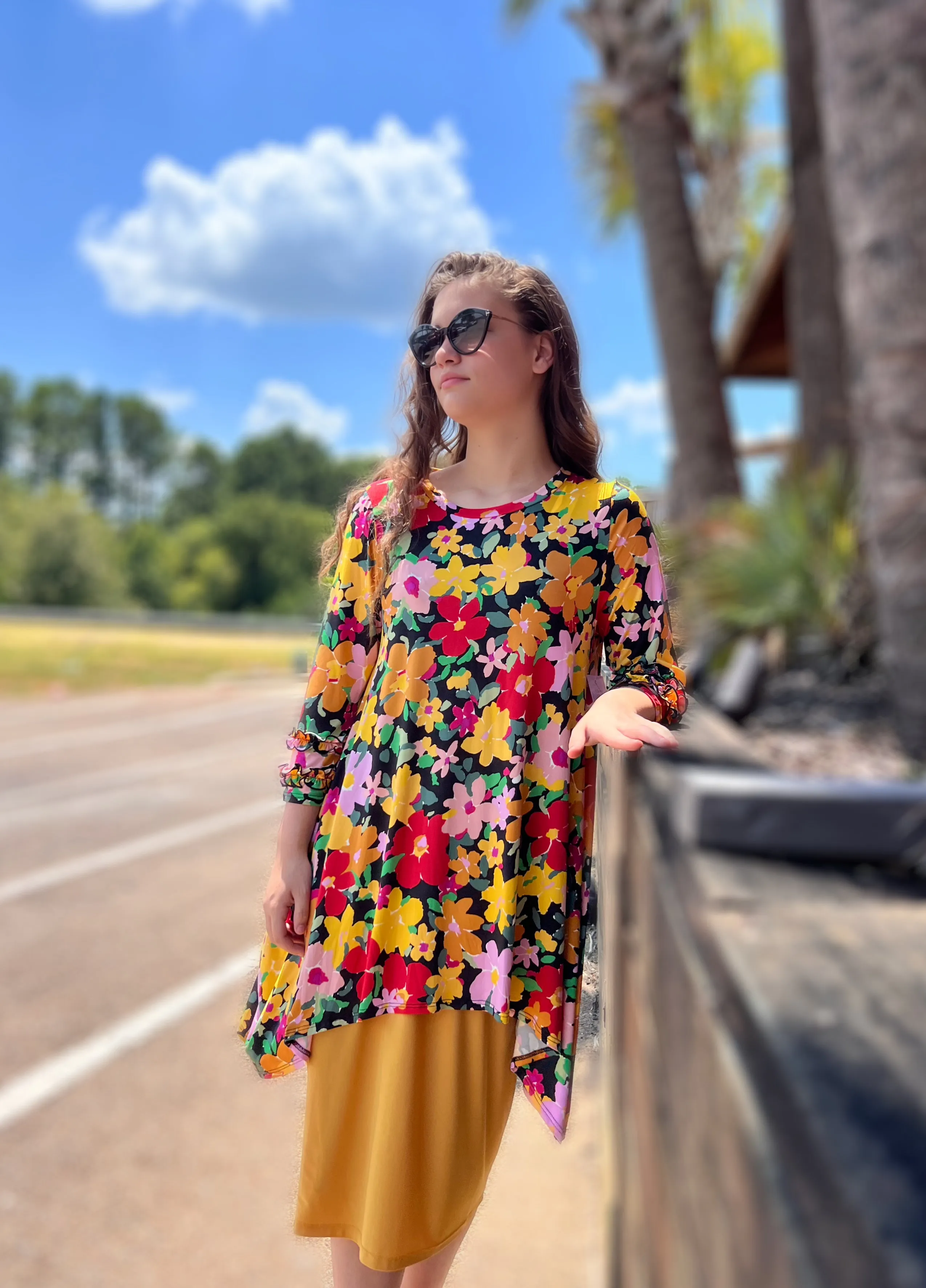 Kyla Ruffle Tunic