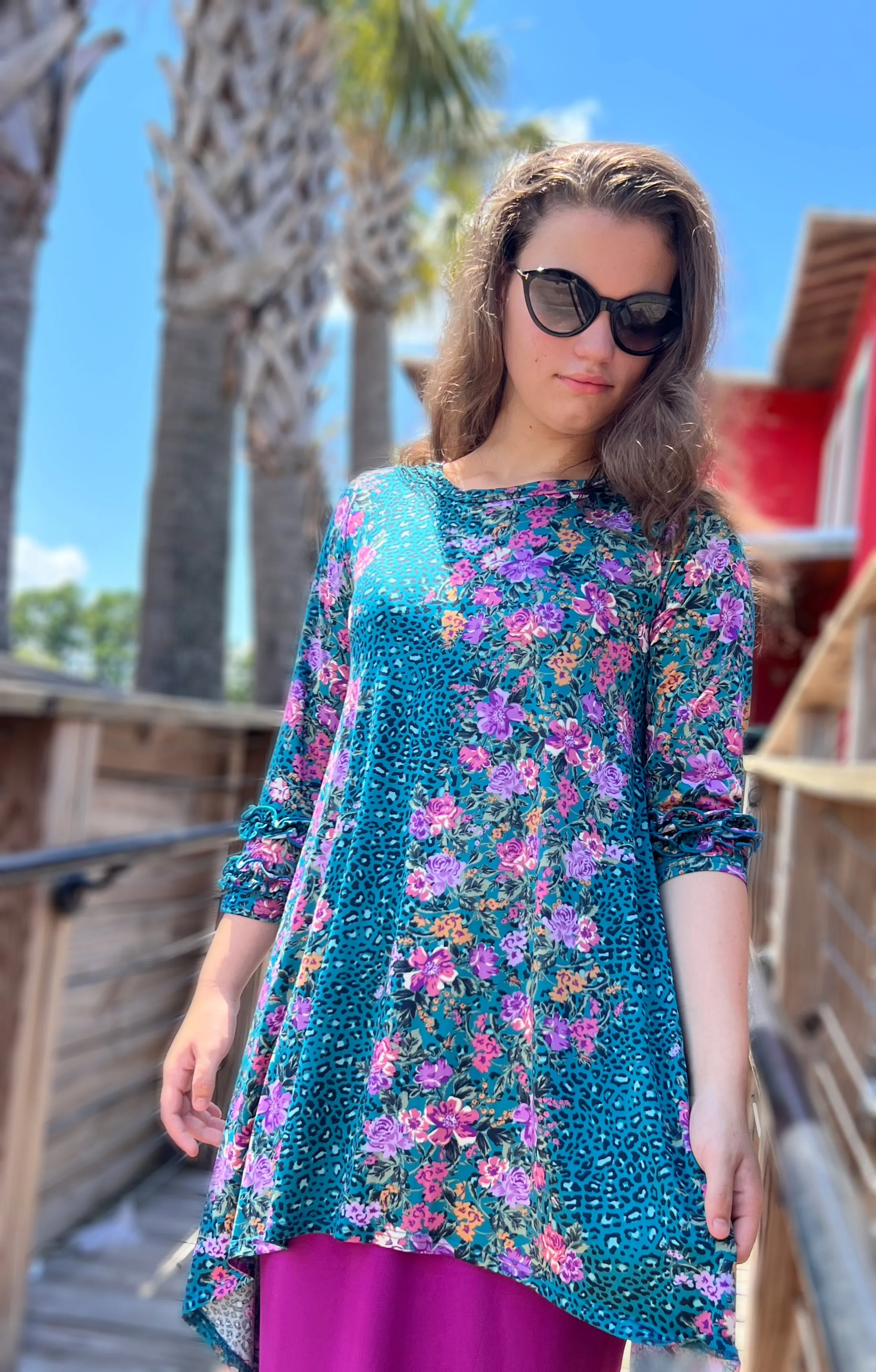 Kyla Ruffle Tunic