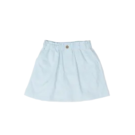 Leigh Light Blue Cord Skirt