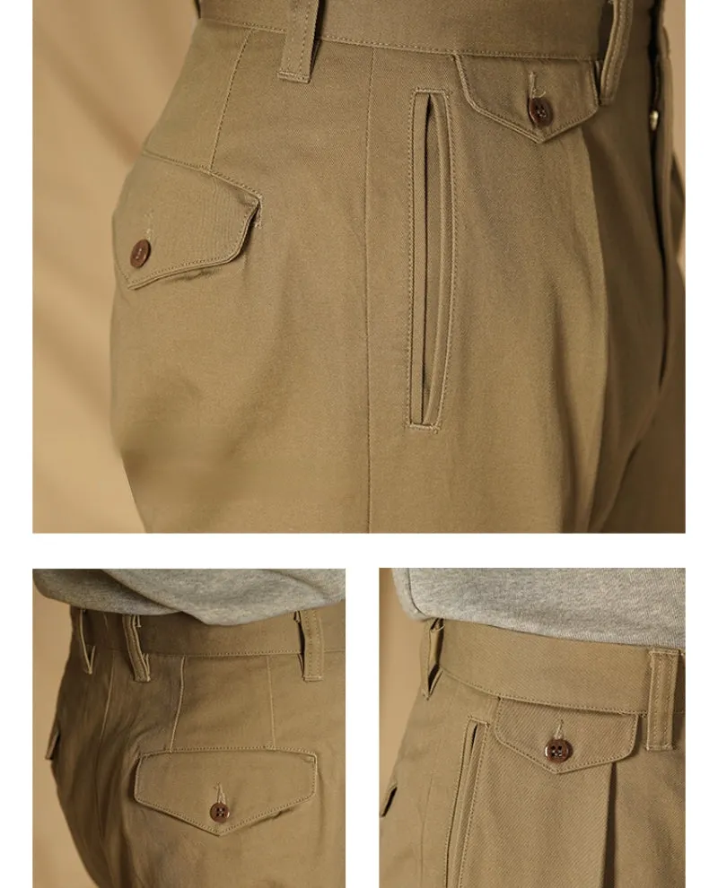 Men's 1970s Gurkha Chino Pants