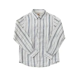 Men's Striped Linen Long Sleeves Shirt