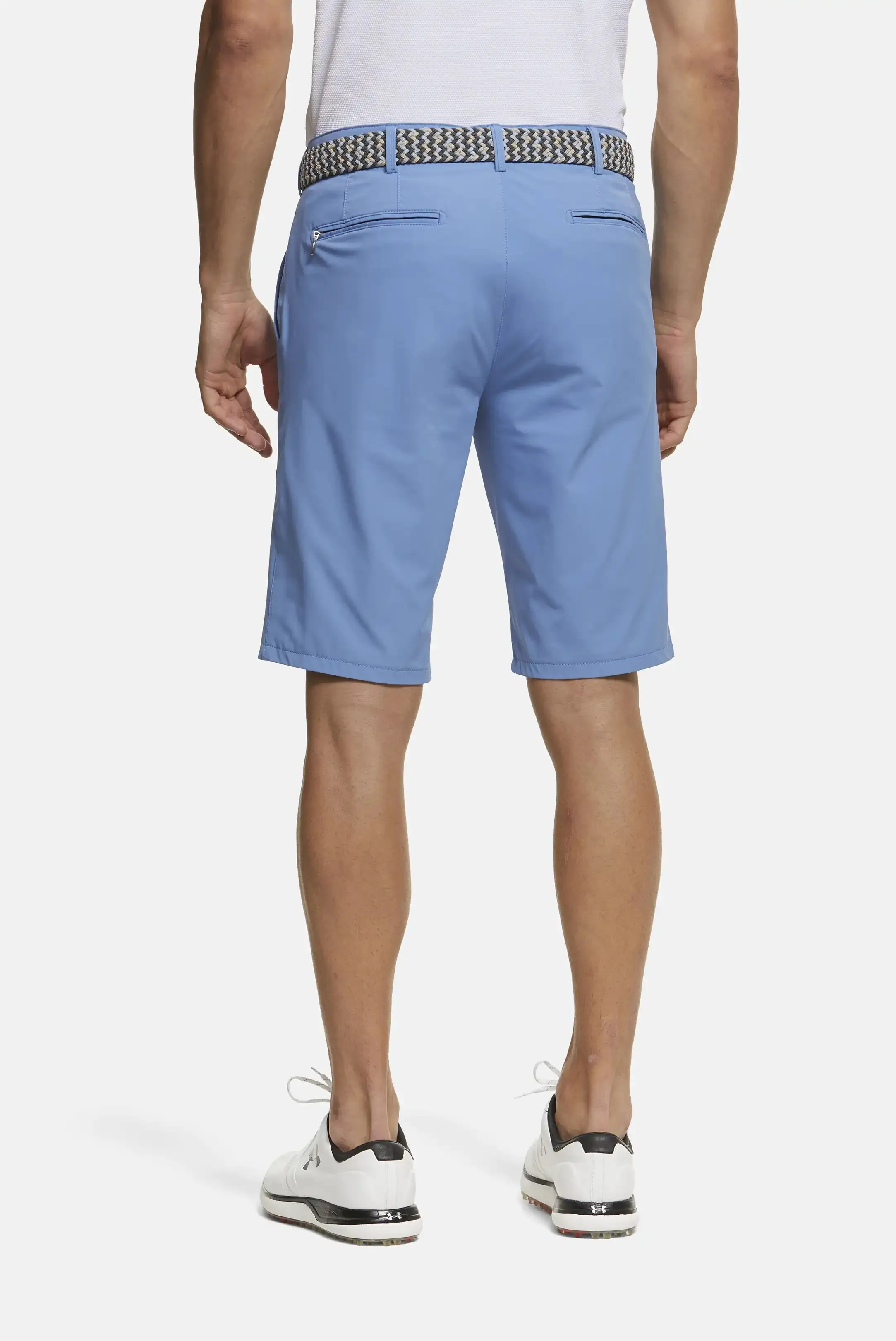 MEYER Golf Shorts - St. Andrews 8070 High Performance Cotton - Light Blue