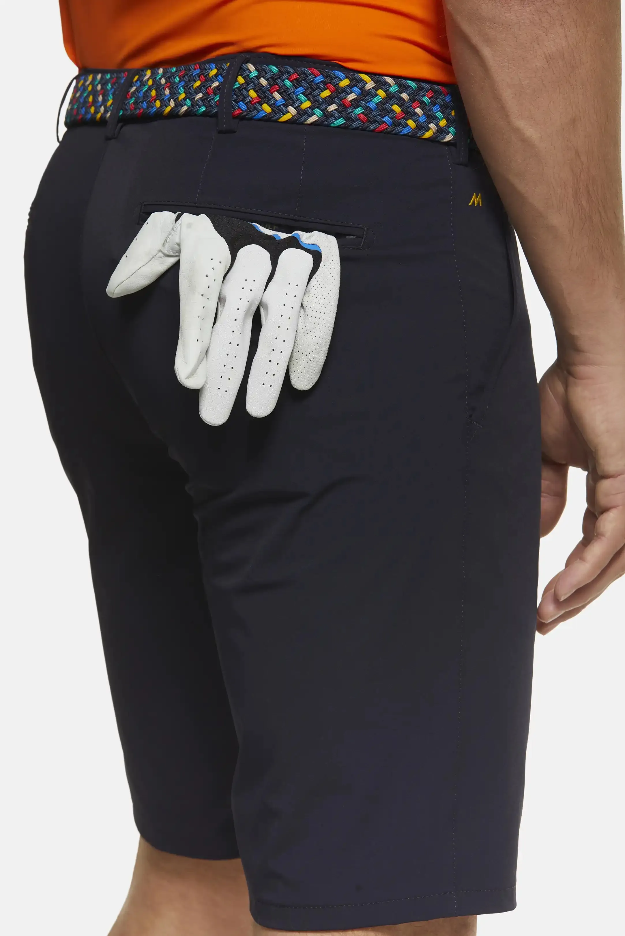 MEYER Golf Shorts - St. Andrews 8070 High Performance Cotton - Navy