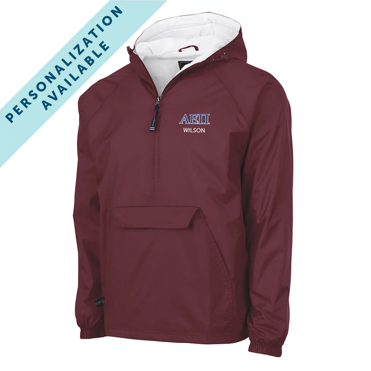 New! AEPi Classic 1/4 Zip Rain Jacket