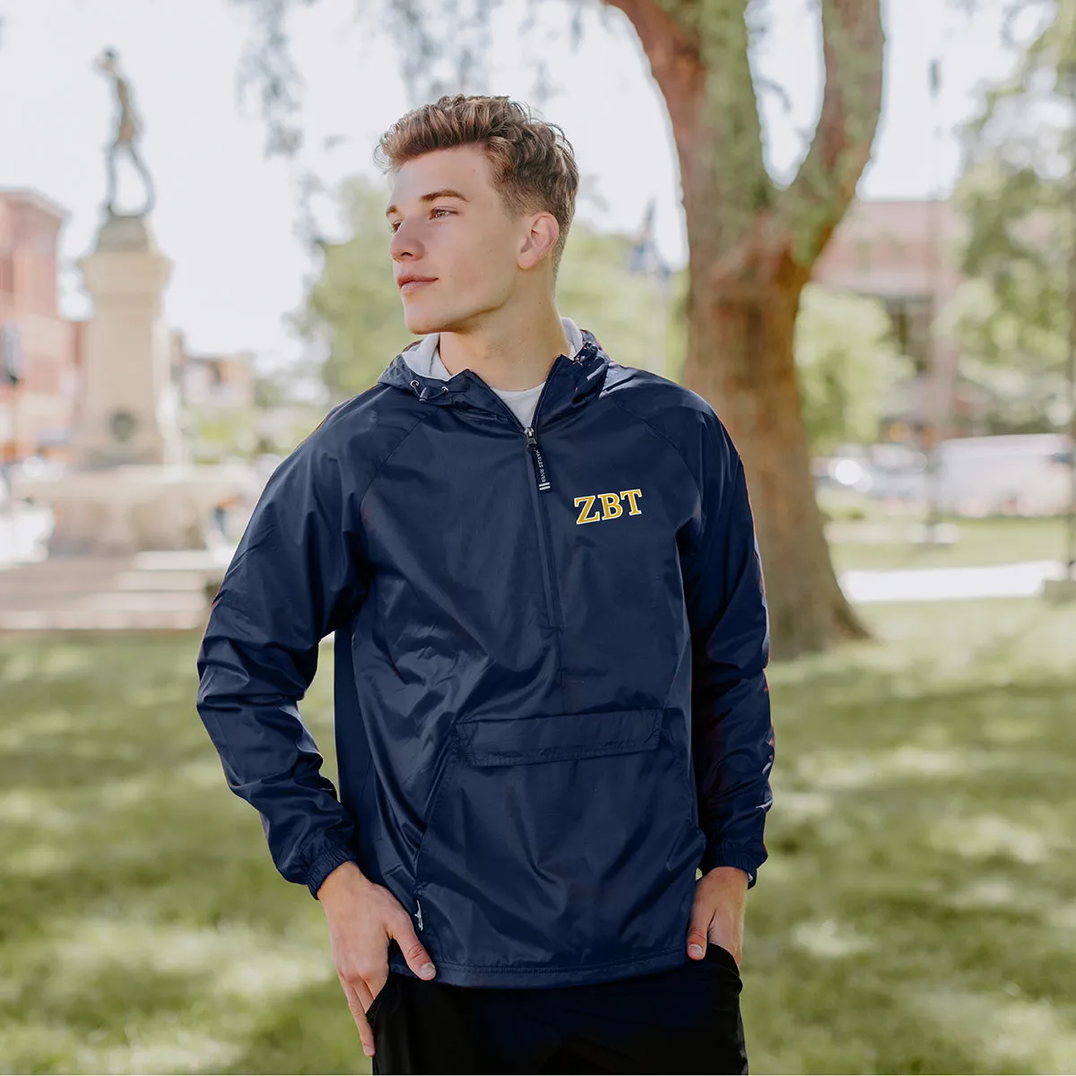 New! ZBT Classic 1/4 Zip Rain Jacket