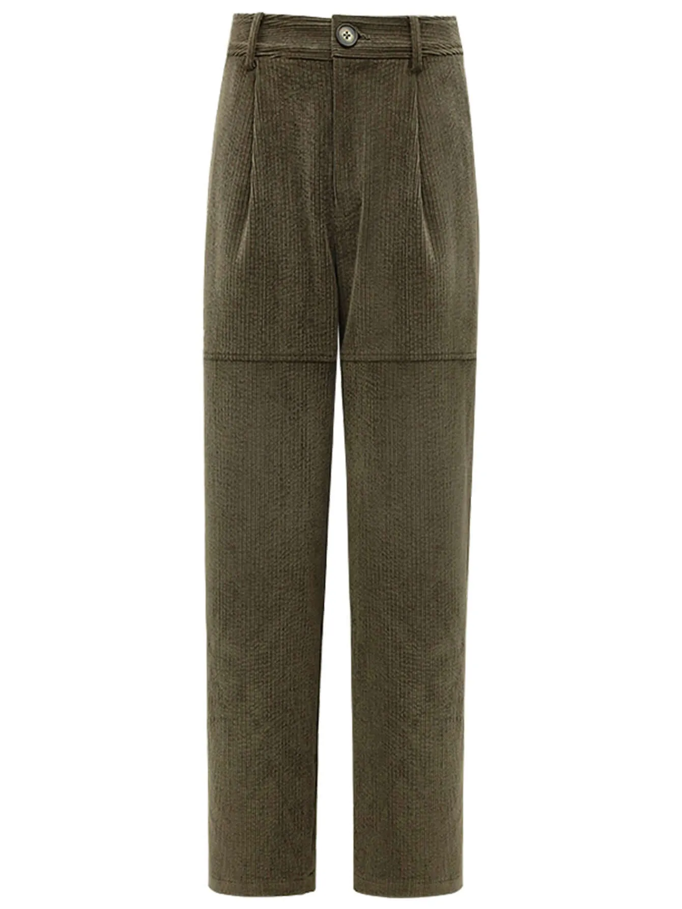 Practical Green Corduroy Pants