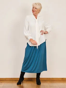 Saskia Jersey Skirt - Petrol