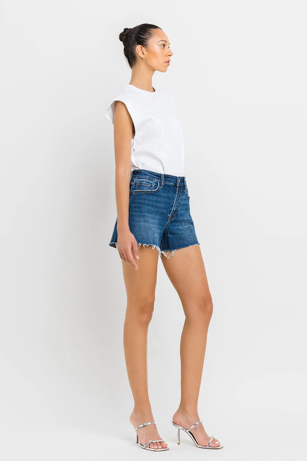 Swerve Denim Shorts