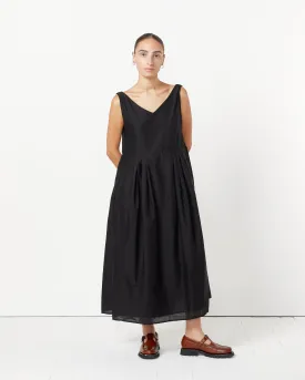 The Brushed Dress in Black