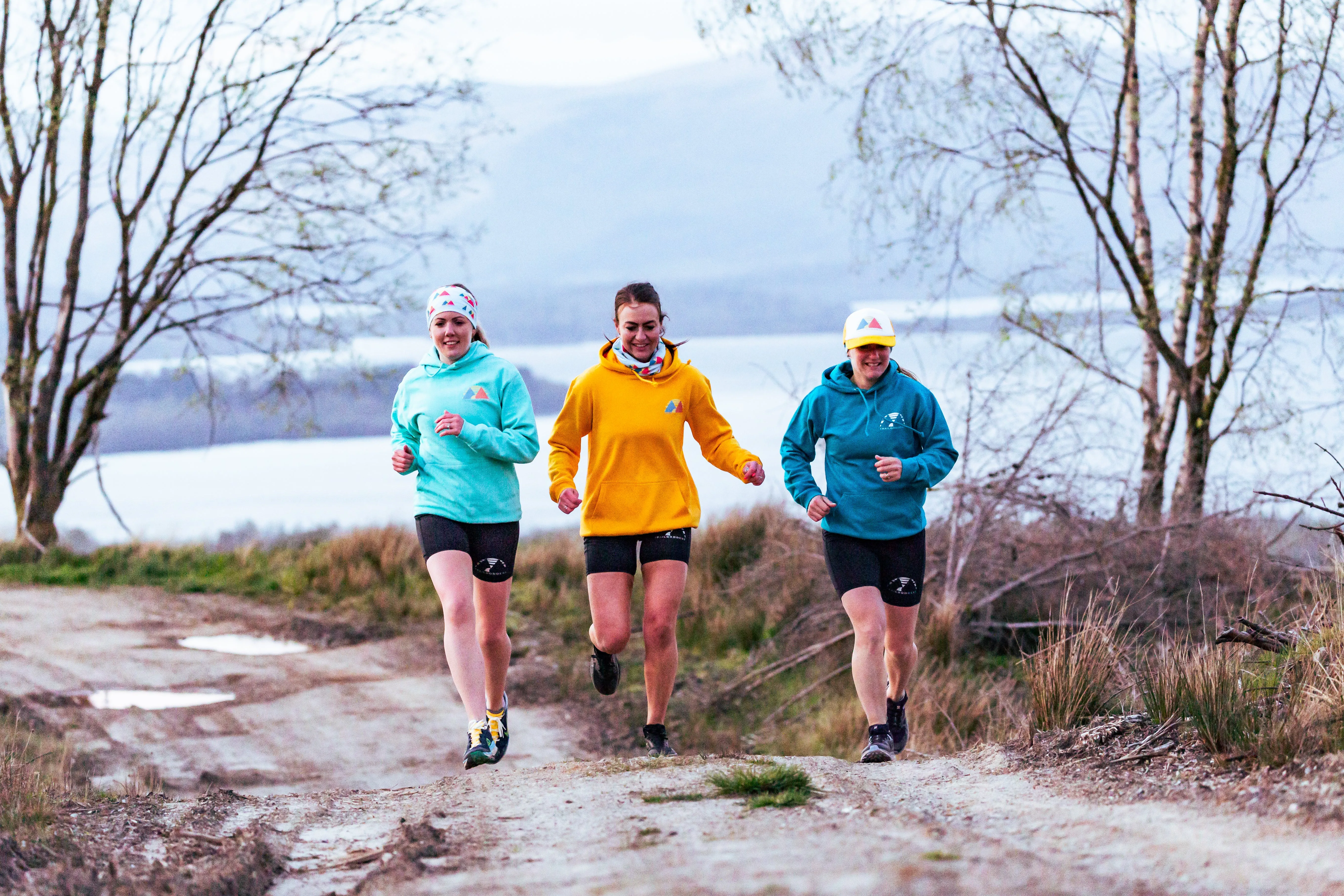 Trail Goddess Gold fleece hoodie