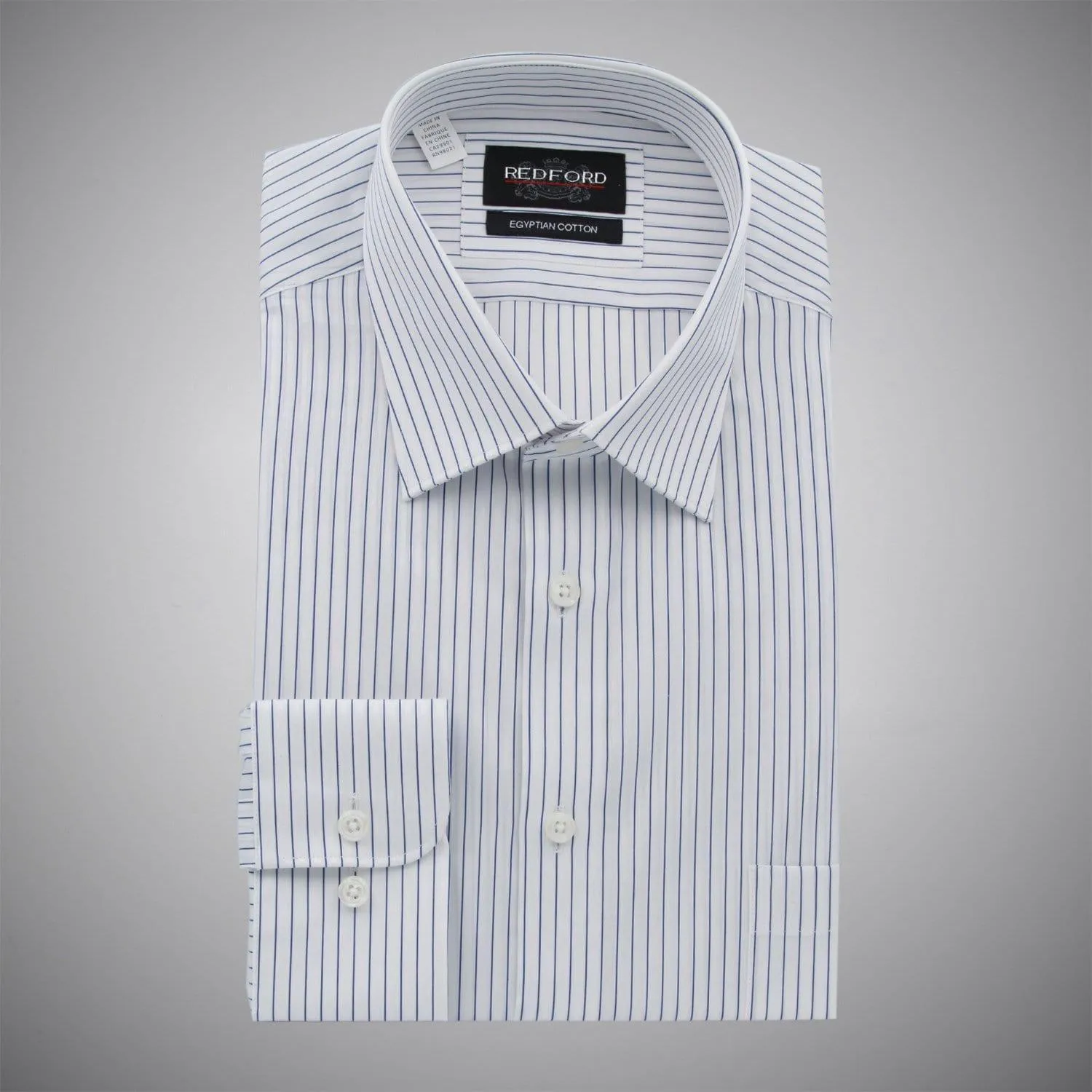 White with Blue Stripe Shirt