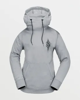 Womens Riding Hydro Pullover - Heather Grey